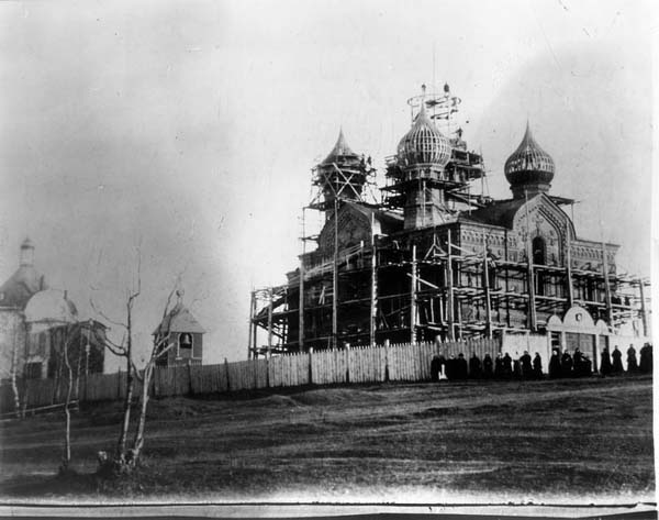 Строительство храма.